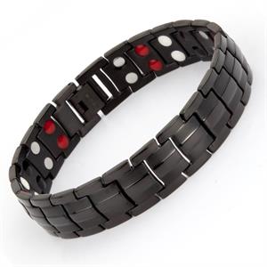 Titanium Magnet Armbånd. 3000 gauss pr. magnet