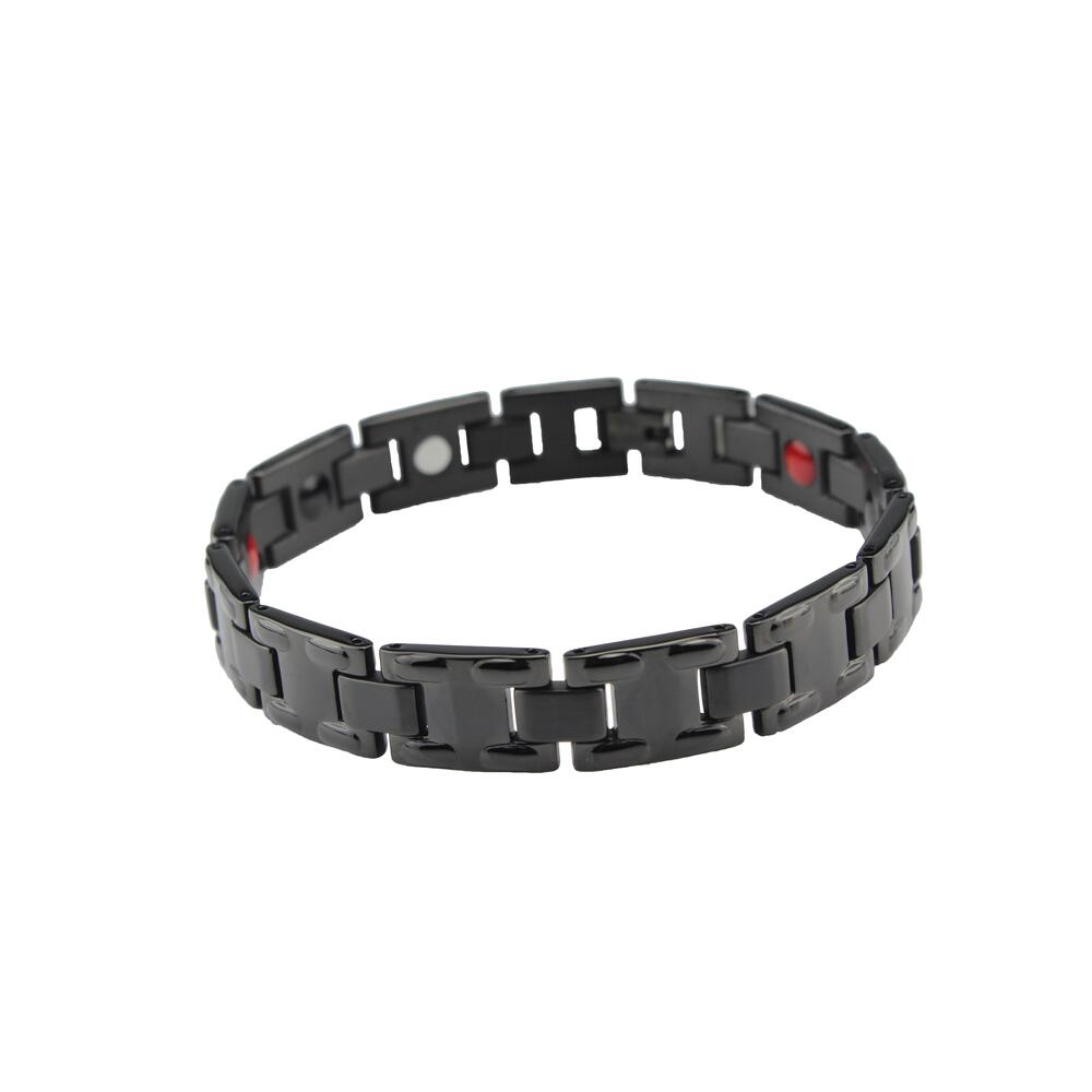 Klassiskt Titan Magnetarmband i Svart.