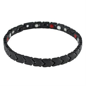 Black Arrow Braid Titanium Magnet Armbånd.