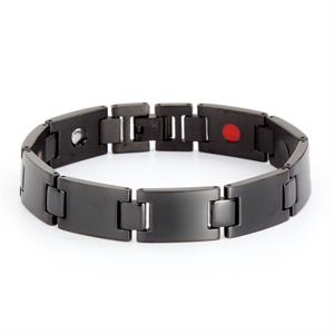 Sort Titanium Magnet Armbånd.