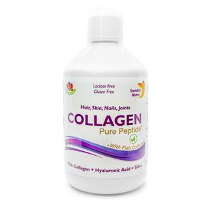 Collagen Pure Peptide med Hyaluron, Silica og Kollagen - 500 ml.