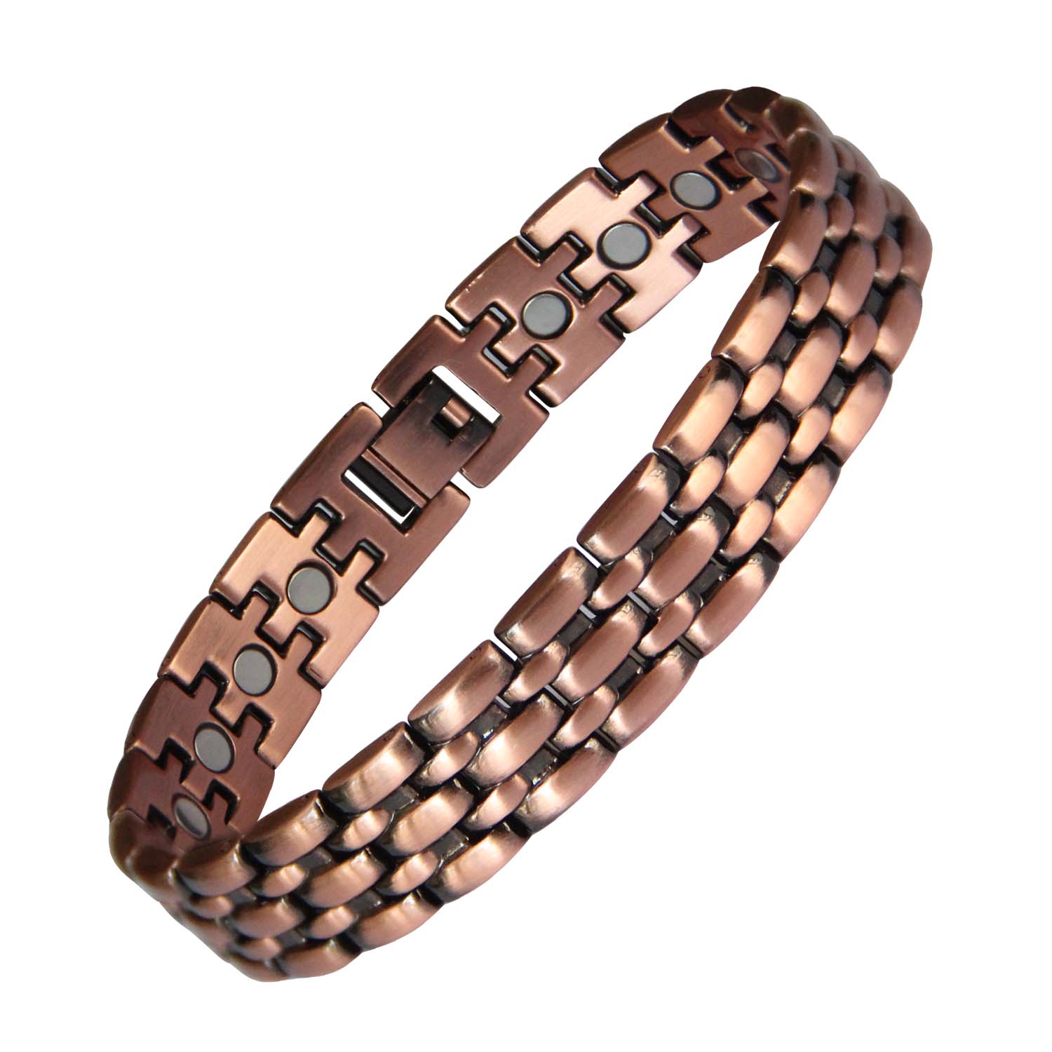 Flumine Magnetarmband i Koppar