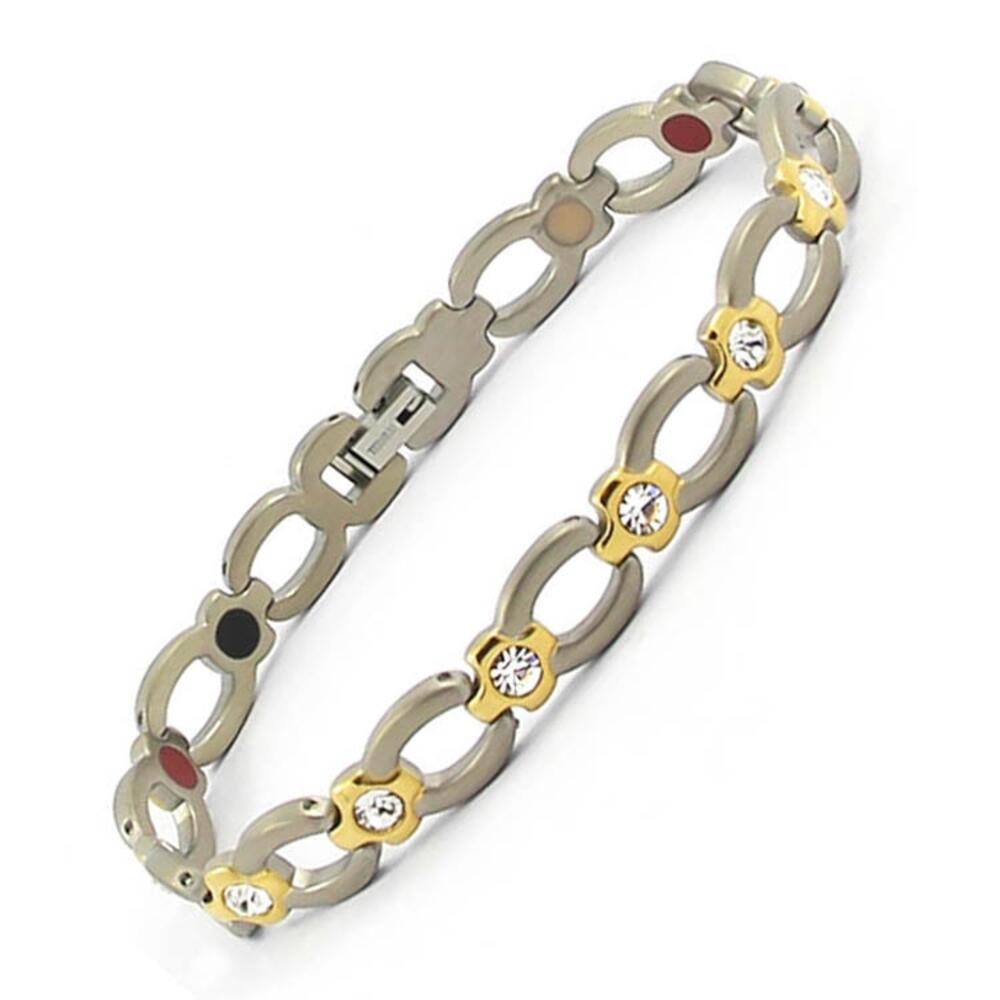Eternity Magnet Armbånd med Zirkoner - 1 stk.