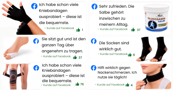 Ausgewählte Kommentare von Shop4body-Kunden