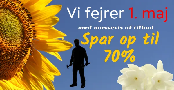 1. maj tilbud og nyheder