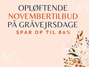 Opløftende Novembertilbud på Gråvejrsdage